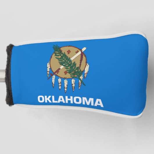 Couvre-club De Golf Drapeau de l'Oklahoma (Devant)