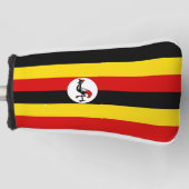 Couvre-club De Golf Drapeau de l'Ouganda (Devant)