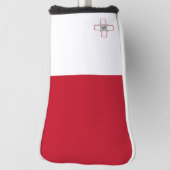 Couvre-club De Golf Drapeau de Malte (Tourné à 90°)