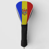 Couvre-club De Golf Drapeau de Moldova (Devant)