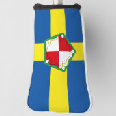 Couvre-club De Golf Drapeau de Pembrokeshire Golf Head Cover (Tourné à 90°)