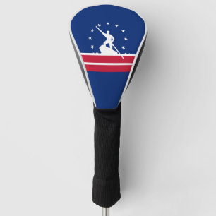 Couvre-club De Golf Drapeau de Richmond, Virginia Golf Head Cover