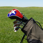 Couvre-club De Golf Drapeau de San Antonio, Texas Golf Head Cover (In Situ)