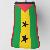 Couvre-club De Golf Drapeau de São Tomé e Príncipe (Tourné à 90°)