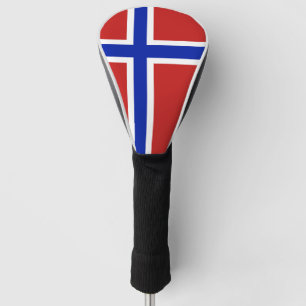Couvre-club De Golf Drapeau de Scandinave de la Norvège