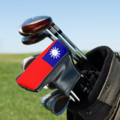Couvre-club De Golf Drapeau de Taïwan : République de Chine, Taipei ch (In Situ)