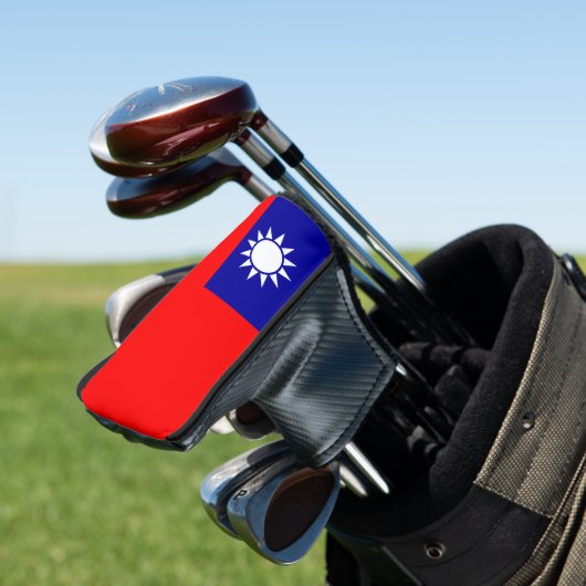 Couvre-club De Golf Drapeau de Taïwan : République de Chine, Taipei ch (In Situ)