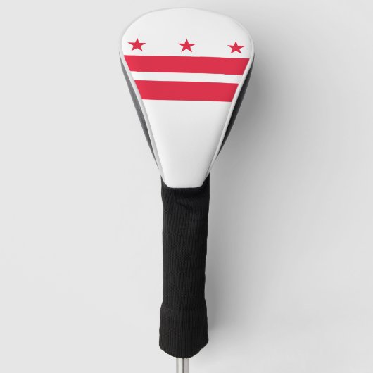 Couvre-club De Golf Drapeau de Washington DC (Devant)