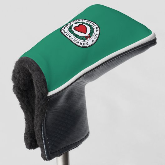 Couvre-club De Golf Drapeau de Worcester, Massachusetts (Devant 3/4)