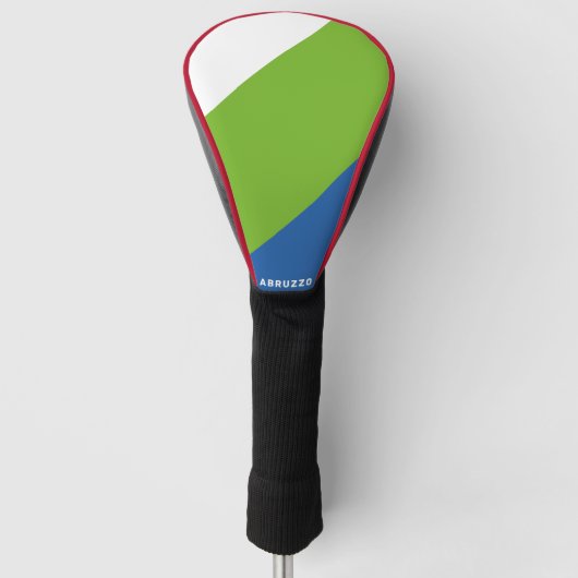 Couvre-club De Golf Drapeau des Abruzzes (Italie) (Devant)