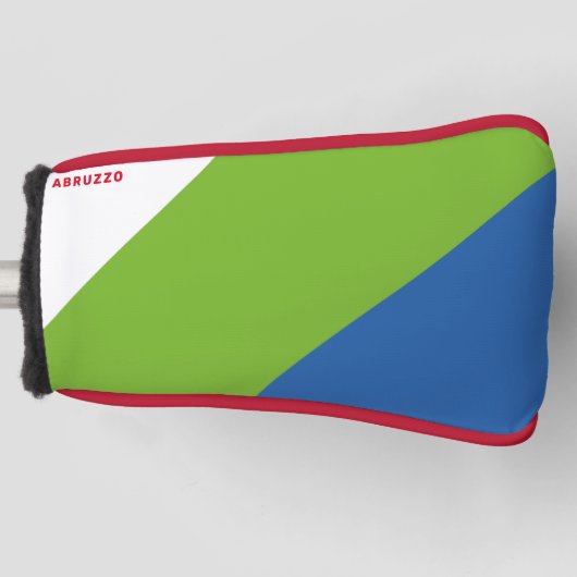 Couvre-club De Golf Drapeau des Abruzzes (Italie) (Devant)