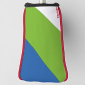 Couvre-club De Golf Drapeau des Abruzzes (Italie) (Tourné à 90°)