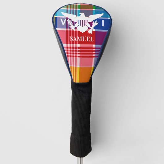 Couvre-club De Golf Drapeau des îles Vierges américaines, Madras Golf (Devant)