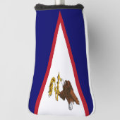 Couvre-club De Golf Drapeau des Samoa américaines (Tourné à 90°)
