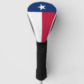 Couvre-club De Golf Drapeau d'état du Texas - couleur authentique de (Devant)