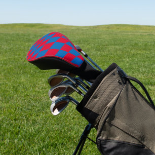 Couvre-club De Golf Drapeau diamant Bavière bleu et rouge Motif