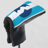 Couvre-club De Golf Drapeau d'Ogden, Utah (Devant 3/4)