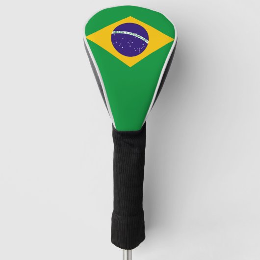 Couvre-club De Golf Drapeau du Brésil (Devant)