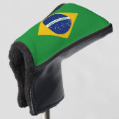 Couvre-club De Golf Drapeau du Brésil Bandeira do Brasil (Devant 3/4)