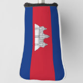 Couvre-club De Golf drapeau du Cambodge (Tourné à 90°)