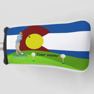 Couvre-club De Golf Drapeau du Colorado