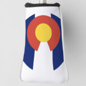 Couvre-club De Golf Drapeau du Colorado (Tourné à 90°)