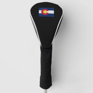 Couvre-club De Golf Drapeau du Colorado et carte