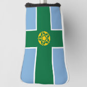 Couvre-club De Golf Drapeau du Derbyshire (Tourné à 90°)