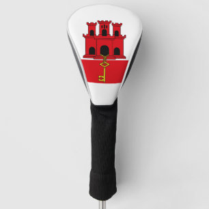 Couvre-club De Golf Drapeau du Gibraltar/de drapeau de Gibraltar