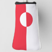 Couvre-club De Golf Drapeau du Groenland (Tourné à 90°)