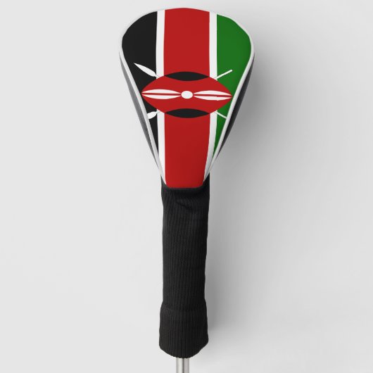 Couvre-club De Golf Drapeau du Kenya (Devant)