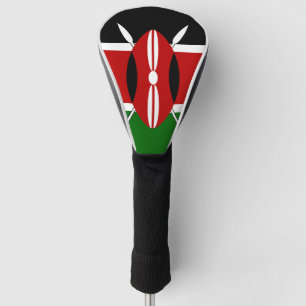 Couvre-club De Golf Drapeau du Kenya Massaï Bendera ya Kenya