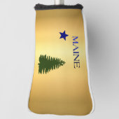 Couvre-club De Golf Drapeau du Maine (1901) (Tourné à 90°)