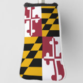 Couvre-club De Golf Drapeau du Maryland (Tourné à 90°)
