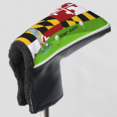 Couvre-club De Golf Drapeau du Maryland (Devant 3/4)