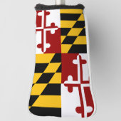 Couvre-club De Golf Drapeau du Maryland (Tourné à 90°)