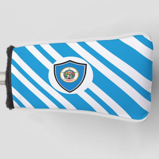 Couvre-club De Golf Drapeau du Minnesota (Devant)