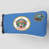 Couvre-club De Golf Drapeau du Minnesota (Devant)