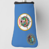 Couvre-club De Golf Drapeau du Minnesota (Tourné à 90°)