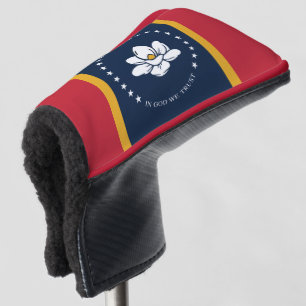 Couvre-club De Golf Drapeau du Mississippi - Nouveau Drapeau de Magnol