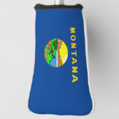 Couvre-club De Golf Drapeau du Montana (Tourné à 90°)