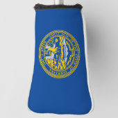 Couvre-club De Golf Drapeau du Nebraska (Tourné à 90°)
