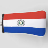 Couvre-club De Golf Drapeau du Paraguay (Devant)