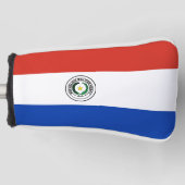Couvre-club De Golf Drapeau du Paraguay (Devant)