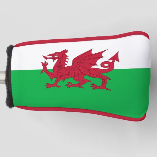 Couvre-club De Golf Drapeau du Pays de Galles (Cymru) (Devant)