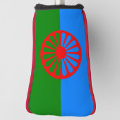 Couvre-club De Golf Drapeau du peuple rom (Tourné à 90°)