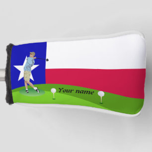 Couvre-club De Golf Drapeau du Texas