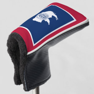 Couvre-club De Golf Drapeau du Wyoming