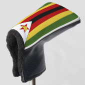 Couvre-club De Golf drapeau du Zimbabwe (Devant 3/4)