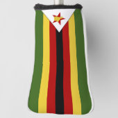 Couvre-club De Golf drapeau du Zimbabwe (Tourné à 90°)